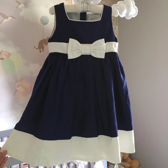 Gymboree Other - NWOT Gymboree Blue Dress with a white bow